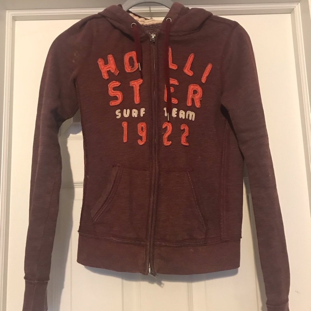 Hollister zip-up hoodie